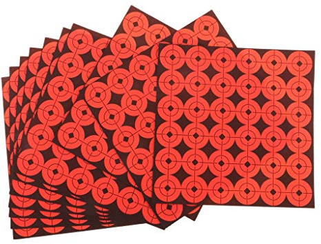 Easnea 10 feuilles/360 cibles de chasse, autocollant réactif en papier pour équipement de chasse en plein air, diamètre de trou de 2,5 cm.