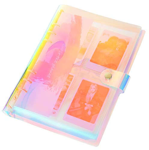 K KAREZOG Fotoalbum mit 200 Taschen, Passend für Fujifilm Instax 3-Zoll Film Mini 11/9 8 / Mini 90/Polaroid Zink/Kodak Zink/HP Sprocket Fotopapier - Mini fotoalbum (Color -1)