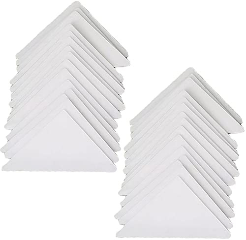 120 Pieces No Curl Collar Stays Polo Shirt Collar Stays PVC Collar Anti-Warping Edge Shaper Plastic Collar Support Rack Sticker for Men and Women's Dress