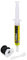 ERRECOM Brilliant - 7,5 ML, Traceur Fluorescent UV pour localiser Fuites de Gaz Réfrigérant dans Les Systèmes de Climatisation Voiture, Contient Adaptateur pour gaz réfrigérant R134a