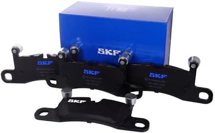 SKF Scheibenbremse Bremsbelag VKBP 90297-4er Set - Position Hinterachse Höhe 93 mm Länge 203 mm Breite 131 mm Dicke 16,7 mm - OE Qualität | Kompatibel mit: PORSCHE 911, 911 Cabriolet, 911 Targa, BOXSTER Spyder, CAYENNE, VW TOUAREG, TOUAREG VAN