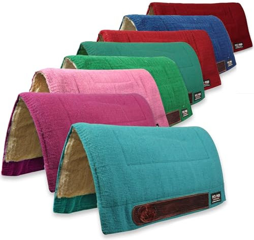 Horses Western Silver Horse PRO-Pad Basic, weich und strapazierfähig, unverzichtbar zum Schutz des Pferdes vor Verletzungen und übermäßigen Stößen, dezent und elegant (hellgrün)