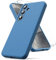 Vansdon Coque Compatible avec Samsung Galaxy S24, 2 Film de Protection en Verre trempé, Housse Souple en TPU en Silicone Liquide, Housse en Caoutchouc Antichoc - Bleu