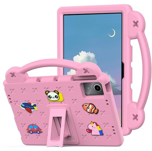 YRH Case for Lenovo Tab M11 11 inch Tablet 2024 (TB330FU), Kids EVA Shockproof Cover for Lenovo Tablet M11 Case, with Stand Handle, Pink