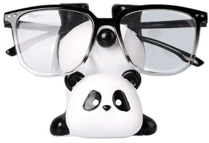 Stilvoller Brillenständer Brillenaufbewahrungsständer Figur umgekehrter Panda Brillenhalter Lustiges Sonnenbrillenregal Tierförmiger Brillenhalter