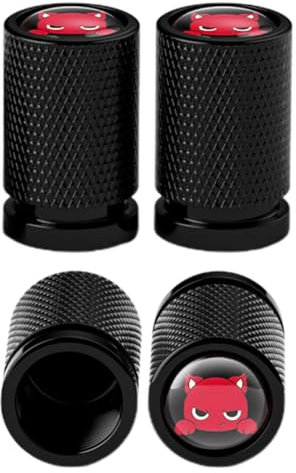 Car Valve Caps, Tire Caps for Cars, Tire Valve Stem, 4 Air Valve Core, Alloy Wheel Tire Exterior Accessories for Cars, SUV, Trucks, Motorcycles