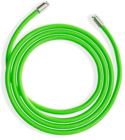 Ersatzkabel für gewichtetes Springseil, 0,9 kg Edelstahldraht mit PVC-Beschichtung für schwere Springseile. 14 mm dick in verschiedenen Längen