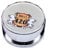 Spice Herbs Grinder 2.4 Inches (61 mm) Spice Grinder in 3 Pieces Plastic Grinder, Herb Grinder, Tobacco Grinder, Manual Spice Mill (SILVER)