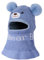 AYPOW Kinder Schlupfmütze Mädchen Jungen, Warme Schalmützen Wintermütze Fleece Gefüttert Niedlich Winddicht Strickmütze mit Bommel Beanie Mütze Loop Schal Kindermütze