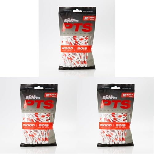 PTS Unisex-Golf-Tees, Tasche mit 120 Stück UK (Packung mit 3)