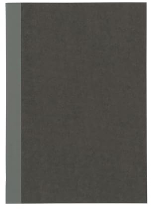 MUJI 無印良品 -B5 Graph Paper Notizbuch, dunkelgrau, 176 x 250 mm, 30 Blatt, fadengebunden, Recyclingpapier, hergestellt in Japan (1, Dunkelgrau)