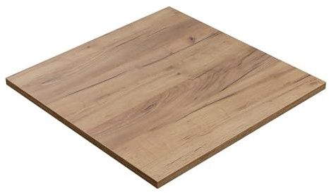 KOLM Laminat-Tischplatte | 90x90 cm | Schwarz | FSC-Zertifiziert | Robust