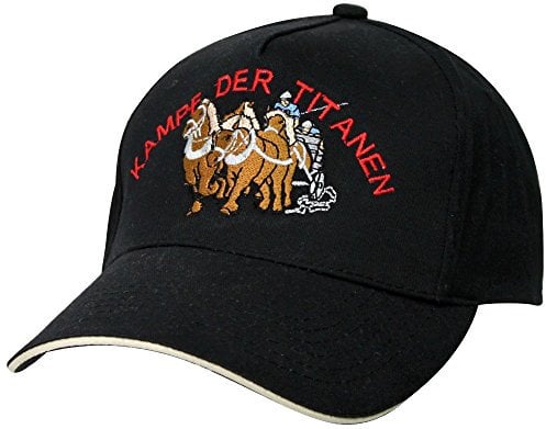 Fan-O-Menal Baseballcap mit Einstickung - Kampf der Titanen Pferdekutsche - 68249 schwarz
