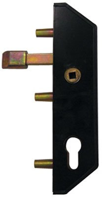 Tirard - Serrure de portail metal ou pvc en retrait reversible-pour cadre de 40 mm - Finition.Noir -