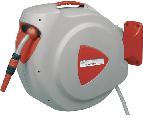 Holzmann Maschinen WSR30M 12.7 mm 30 m 1/2 Zoll 1 St. Rot, Grau Gartenschlauchaufroller