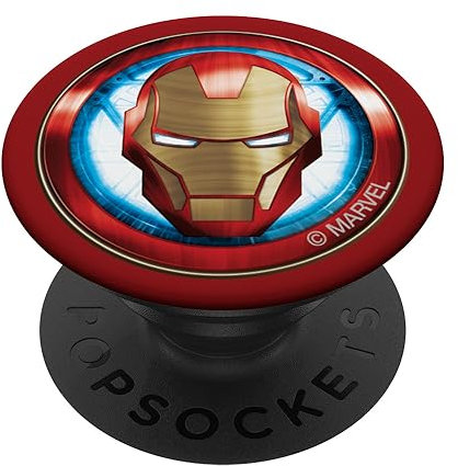 Marvel Iron Man Helmet Icon PopSockets Klebender PopGrip