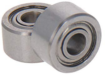 Othmro S603ZZ Edelstahl-Kugellager, 3 x 9 x 5 mm, doppelt geschirmt, 603ZZ-Kugellager, 2 Stück