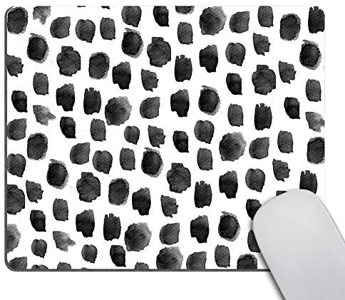 Wasach Polka Dot Mouse Pad, Polka Dot Print, Dot Pattern, Present for Her, Cute Mouse Pad, Cute Desk Accessories, Office Decor, Desk Decor, Mouse Pads
