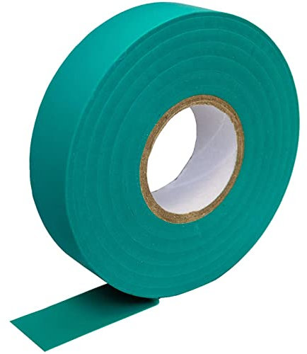 Lumonic 1 rouleau de ruban isolant PVC 19mm x 33m ruban adhésif vert I Convient aux électriciens et aux bricoleurs I Ruban adhésif isolant en différentes longueurs et couleurs