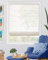 Chicology Roman Shades for Windows, Roman Shades, Roman Shades, Window Treatment, Window Shades for Home, Window Shade, 68,6 cm B x 162,6 cm H, Pacific White (Semi-Sheer/Lichtfilterung)