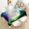 Morbuy Tischdecken Rechteckig, 3D Polar Lichter Drucken Tischdecke Quadratisch Wasserdicht Lotuseffekt Abwischbar Tischtuch für Küche Garten Outdoor Dekoration (140x200cm,Aurora)