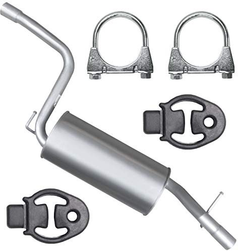 Mitteltopf Auspuff Mittelschalldämpfer für 1.6i 16V 1.8i 16V 2.0i 16V Ford Focus II 2 MK2 auch CC, C-Max I 1 MK1
