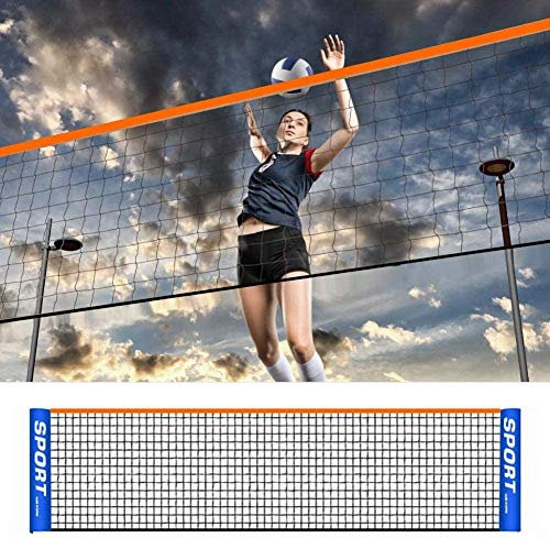GYKLY Standard tragbares Badmintonnetz Haushalt Outdoor Falttennis Badminton Volleyballnetz Standard Wettkampf Tennisnetz-3,1 Meter