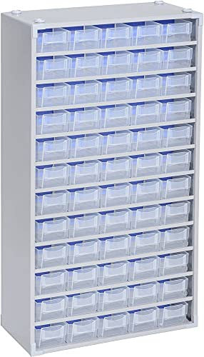 Allit 464830 Kleinteilmagazin VarioPlus Prom 57/120 (B x H x T) 300 x 565 x 140mm Silber, Transparent 1St.