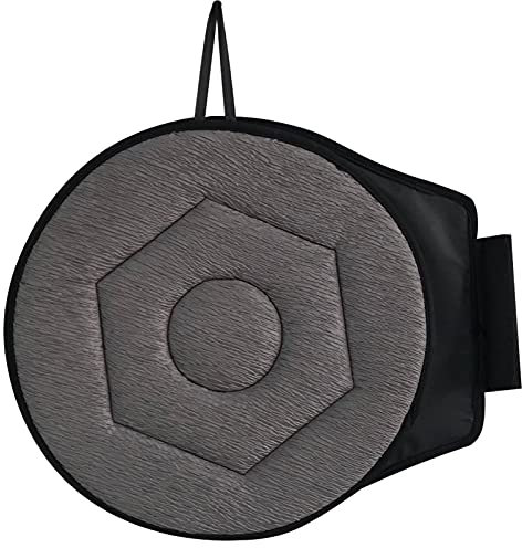 DUBENS 360 ° Drehkissen Auto Auto schwenkbarer Sitz Kissen Transfer Disc Fit Autositz Easy Transfer (Grau)