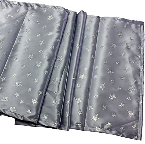 Werner Voss GmbH Läufer Silverstar - grau-Silber - 40x180cm - Satin - 100% PES