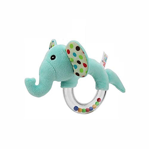 Baby Rassel Plüsch Stofftier Elefant Shaker Spielzeug Ring Rassel mit Baby pädagogisches Spielzeug Ring Kostengünstig und langlebig