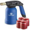Lampada Per Saldare Tornado Accensione Piezo Con Cartucce Gas 190 Gr. Kit Pronto All'Uso (Saldatore + 4 Cartucce)