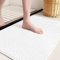 Color G Badteppich rutschfest Waschbar 40 x 60 cm, Weich Chenille Badezimmerteppich Super Saugfähig Badematte rutschfest Maschinenwaschbar Badvorleger für Dusche, Badezimmer, Badewanne - Weiß