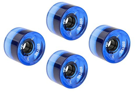 Fenteer 4X 78A Skateboard Rollen Ersatz 70X51mm Longboard, Blau