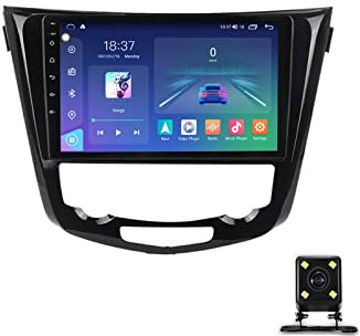 ZEARLY Double Din Car Stereo Octa-Core 9 Inch Touch Screen Car Radio for Nissan Qashqai J11 X-Trail T32 Rogue Dualis 2013-2021 Built-In Carplay/Android Auto/DTS/RDS/DSP/FM/GPS,M6 Plus,4G+64G