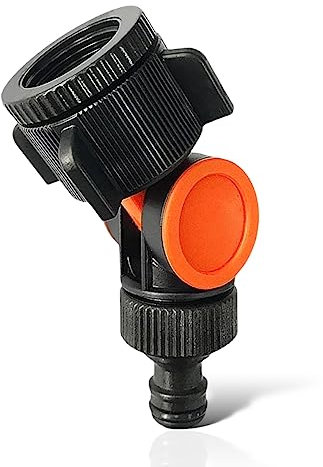 rainfactory Hahnverbinder 1/2 Zoll Schwenkbar, Garten Wasserhahnanschluss, Schlauchanschluss Wasserhahn, Gartenschlauch Adapter Wasserhahn Schlauch Adapter, Schlauchanschluss 1/2 Zoll