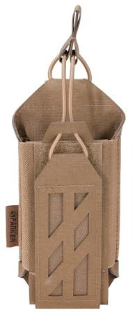 EXCELLENT ELITE SPANKER Molle Étui pour Talkie-walkie Tactique réglable en Nylon pour la Police, la sécurité et Le Sauvetage(B-COB)