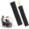 Trommelstöcke Tasche,Drumsticks Tasche,Drumstick Halter Tasche,Drumsticks Wasserdichte Tasche,Student Drum Sticks Tasche,Drum Stick Bag,Drum Case Drumsticks Bag,2 Stück,Schwarz(42 X 8cm)