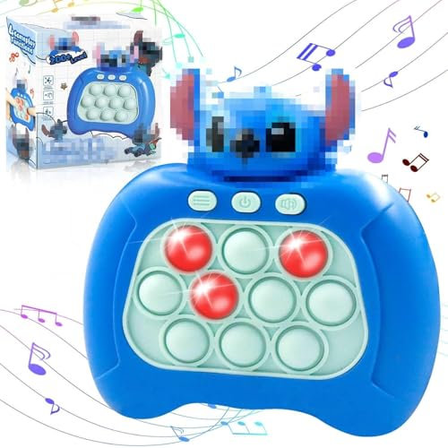 OPEIXSAYKOC Quick Push Pop-It,Pop It Fidget Spielzeug, Pop-It Spiel,Dekompressionsdurchbruch-Puzzle-Spielmaschine,Early Development Toy,Pop-It Pro Light Up Game