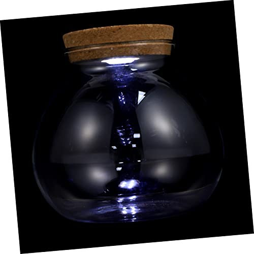 DOITOOL Landscape Flasche Mit Licht Transparentes Glas Aquarien Und Kreative Dekoration Stabil Und Bruchsicher Für Individuelle Raumgestaltung Und Projekte