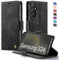 XYGLOW Handyhülle für Samsung Galaxy S24 5G Hülle Klappbar Premium PU Lederhülle Klapphülle【RFID Schutz】 Kartenfach Standfunktion Schutzhülle für Samsung S24 5G Flip Case Wallet Tasche Cover, Schwarz