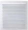 CAEXVEN Rejilla Ventilación en Esmaltado Blanco de 16x16 cm para Empotrar