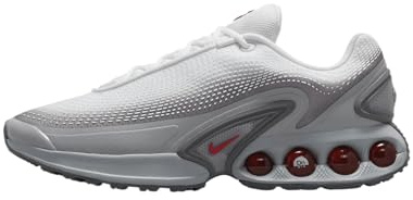 NIKE HQ4567-001 AIR MAX DN SE Men LT Smoke Grey/University RED-White UK 11