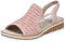 Rieker Femme V3641 Sandales, Rose, 40 EU