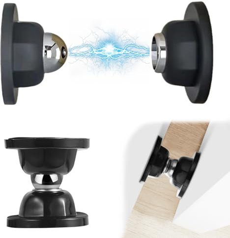 XINCHENG Anti Collision Door Stopper, Magnetic Door Holder, Door Stop Wall Mounted, Self Adhesive Door Stop, Magnetic Door Stops for Wall