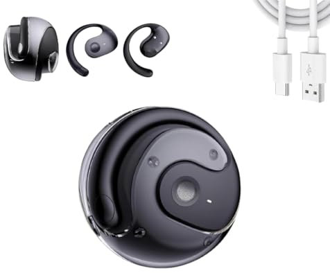 Hy-T26 Pro Language Translator Simultaneous Translation Earbuds Headphones Wireless Bluetooth Interpretation Earphone for Language learners - Supports 75 Different Languages, Bt 5.4, Hifi Stereo Sound