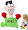 Punch Me Stoffpuppe - Schlag Mich Schreiende Puppe,Anti-Stress Pun-ch Me Puppen, Stoffpuppe Stress, The Boss Bürospielzeug,Stressabbau Sensorisches Spielzeug, Scream-Puppenspielzeug