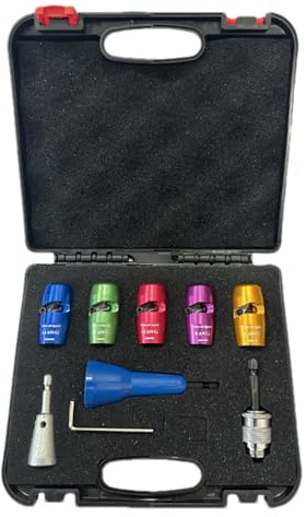 Pelacables para taladro, juego de pelador de cables de electricista | Pelacables eléctricos - Herramienta de pelado de cables eléctricos, adecuada para removedor alimentado por taladro eléctrico