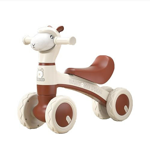 UUE Kinder Laufrad ab 1 Jahr, Lauflernrad für 12-36 Monate Baby, Kinderfahrzeug mit 4 Musiktiteln, Rutscherauto mit Licht, Kinderlaufrad aus PP-Material, Fahrrad-Laufrad für kleine Jungen und Mädchen