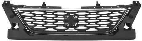 Nieren Schwarz Für SEAT Leon FR 5F MK3 Pre Facelift 2013 2014 2015 2016 2017 5F0853654D989 Ersatz-Frontgrill Mit Chromumrandung Grill Glanz Schwarz